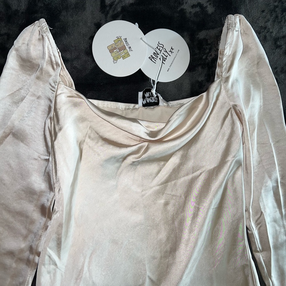 Princess Polly Star Power Mini Dress in Champagne Size 0 New with tag - Picture 13 of 16